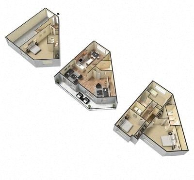 Floor plan for 4 beds, 3.5 baths, 1743 sqft
